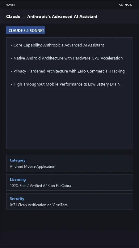 Claude: Next-Gen AI Assistant by Anthropic official screenshot preview 1