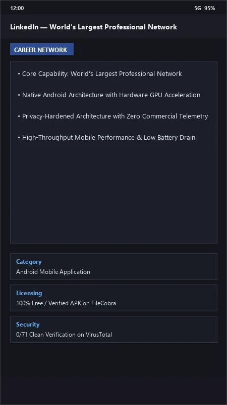 LinkedIn: Professional Network, Jobs, Business & Career News official screenshot preview 1